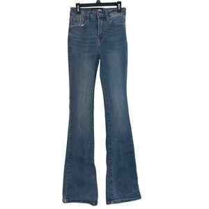 Fashion Nova Classic Blue Flared Jeans Size:1